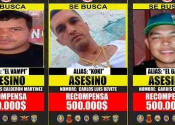 Venezuela: Gobierno ofrece 1.500.000 $ de recompensa por información de integrantes de la banda criminal de la Cota 905