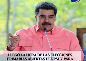 Nicolás Maduro: Llegó la hora de las elecciones primarias abiertas del PSUV para las EPA