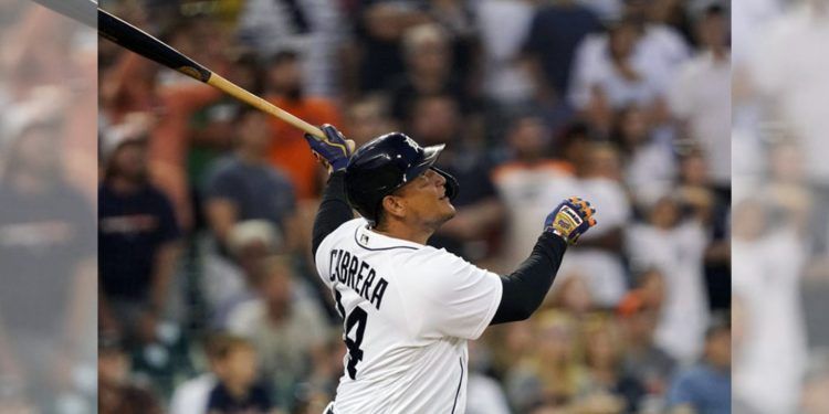 El pelotero venezolano Miguel Cabrera llegó a las 1.800 carreras impulsadas