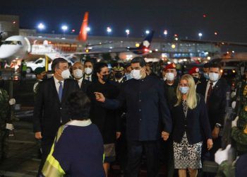 Nicolás Maduro arribó a México para participar en la cumbre de la CELAC (Imágenes + Video)