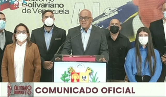 Jorge Rodríguez: «No asistiremos a la rueda de negociación que se realizaría mañana domingo en México»
