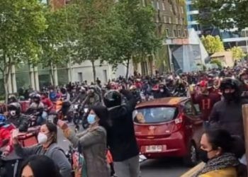 Chile: Impresionante apoyo a la Vino Tinto demuestra la enorme cantidad de venezolanos en el país (+ Video)