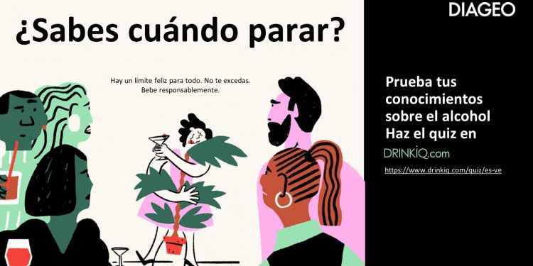 DIAGEO pone a disposición quiz en línea para promover el consumo responsable de alcohol