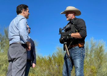 Vechio: Recorrimos la frontera americana de Arizona con México con el apoyo del @americansheriff Mark Lamb (Imágenes + Video)