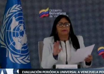 Delcy Rodríguez a la ONU, «Venezuela tiene números positivos y muchos avances en DDHH»