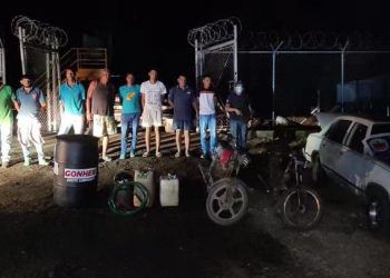 Lara: PNB detuvo a ocho personas por robar combustible de tubería de la refinería El Palito (Imágenes + Video)