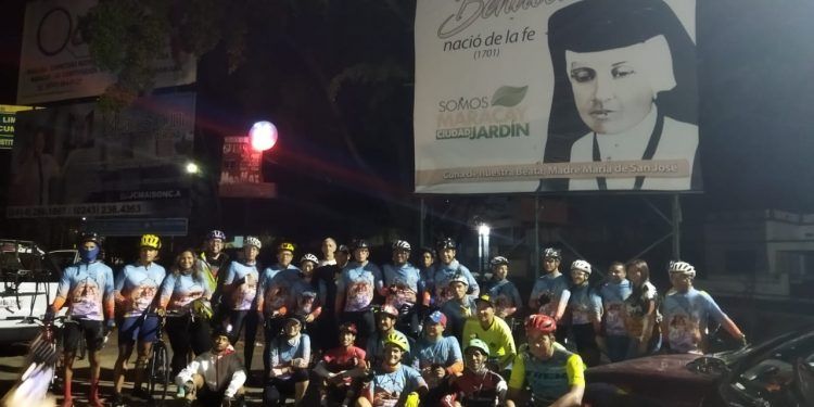 Arrancó rodada «Kilómetros de Fe» por la Divina Pastora, de Maracay hasta Barquisimeto
