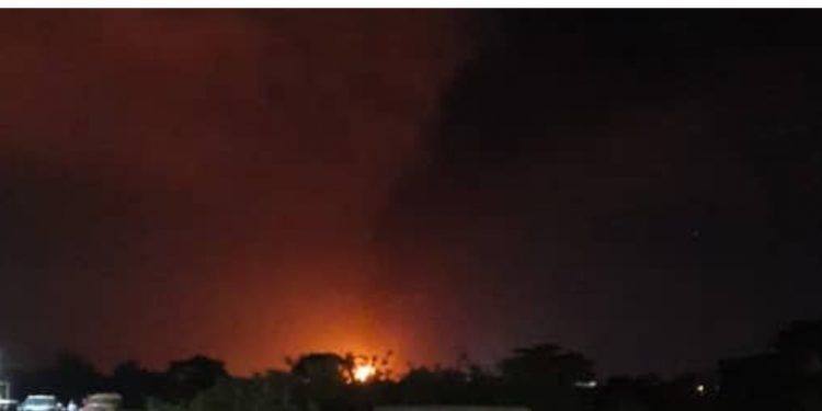 Anzoátegui: Fuerte explosión en una tubería de combustible en el municipio Simón Bolívar (+ Video)