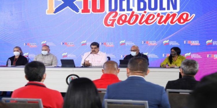 Maduro evalúa el 1×10 del Buen Gobierno con Ministros, Gobernadores y Alcaldes