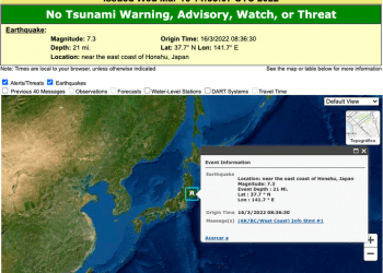Japón: Alerta de tsunami tras fuerte terremoto de 7,3 en Fukushima (+ Videos)