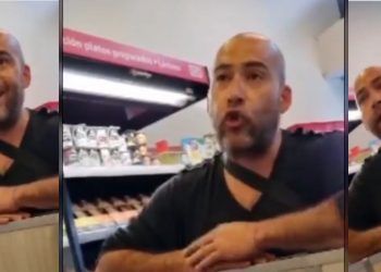 Chile: Con violencia verbal y obsenidades un chileno xenofóbico agredió a dos venezolanos en Oxxo Ñuñoa (+ Video)