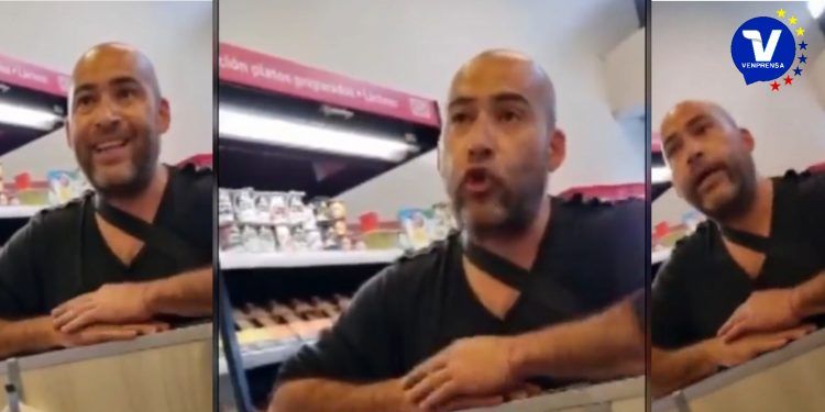 Chile: Con violencia verbal y obsenidades un chileno xenofóbico agredió a dos venezolanos en Oxxo Ñuñoa (+ Video)