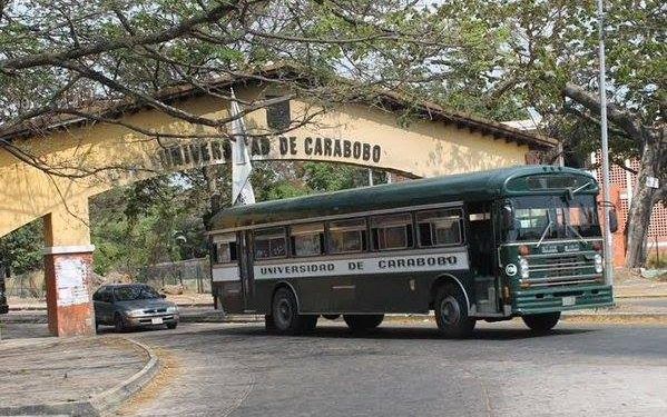 Universidad de Carabobo: Ante escasez de gasoil en la entidad, se paraliza el transporte de estudiantes