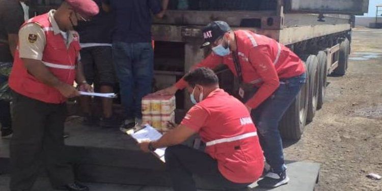 Falcón: Seniat ejerce controles aduaneros de mercancía que ingresa por tránsito