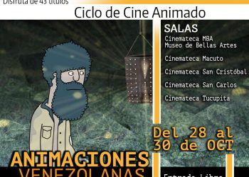 ¿Te gusta el cine animado?, Disfruta del mejor de este arte del 28 al 30 de octubre en la Cinemateca Nacional 