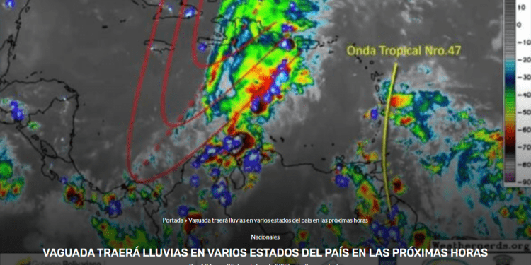 Alerta: 𝐕𝐚𝐠𝐮𝐚𝐝𝐚 ocasionada por la Onda Tropical 47 𝐬𝐞 𝐚𝐩𝐫𝐨𝐱𝐢𝐦𝐚 𝐚 𝐕𝐞𝐧𝐞𝐳𝐮𝐞𝐥𝐚 𝐞𝐧 𝐥𝐚𝐬 𝐩𝐫𝐨𝐱𝐢𝐦𝐚𝐬 𝐡𝐨𝐫𝐚𝐬 (+ Video)