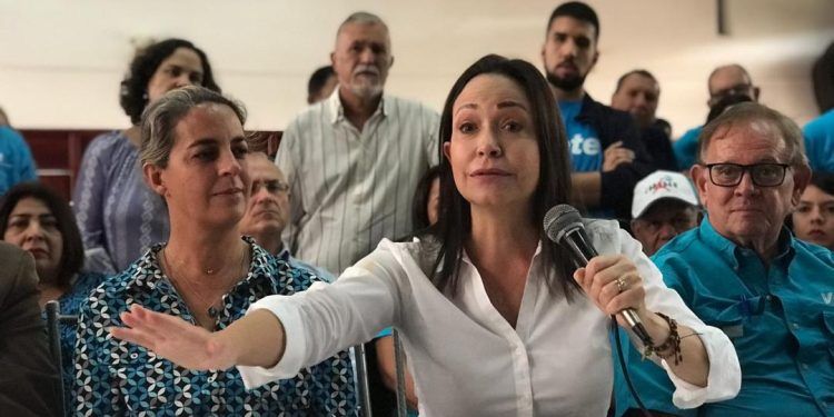 María Corina Machado en Valencia: Estamos listos para medirnos en un proceso donde sean los venezolanos los que elijan y no la cúpula del G4