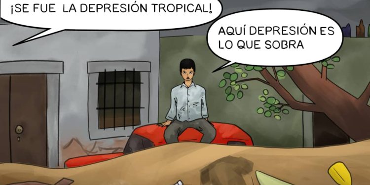 La Caricatura de Así Lo Mira Gabo de esta semana: !Se fue la depresión tropical! …
