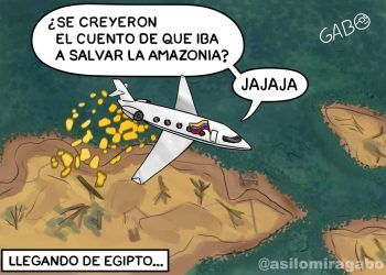 La Caricatura de Así Lo Mira Gabo de esta semana: La Amazonia
