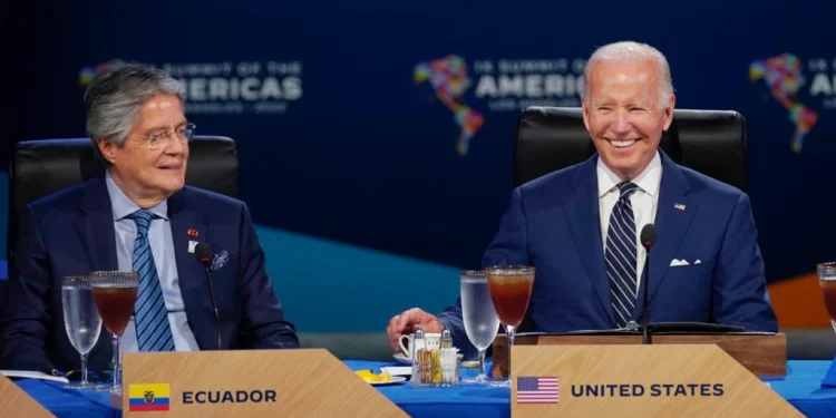 Violencia, comercio y migración en la agenda de los presidentes de EEUU y Ecuador en Washington