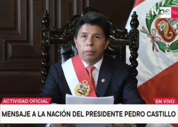 Pedro Castillo expresidente del Perú, dirije su último mensaje a la nación donde se evidencia un autogolpe de estado