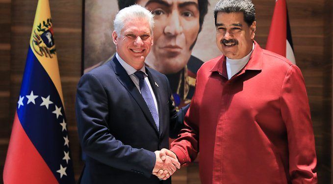 Presidente de Cuba, Miguel Díaz Canel se reunió con Maduro en Maiquetía (+ Video)