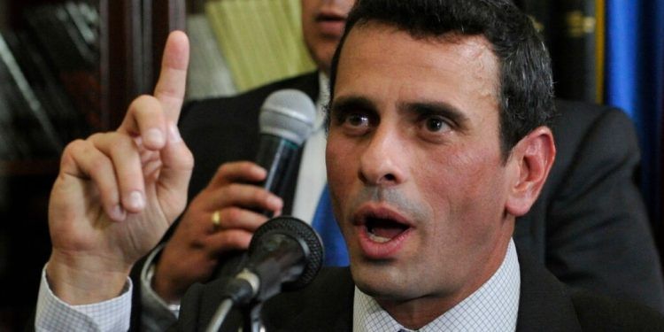 Capriles Radonski exige a Estados Unidos desbloqueo de fondos venezolanos