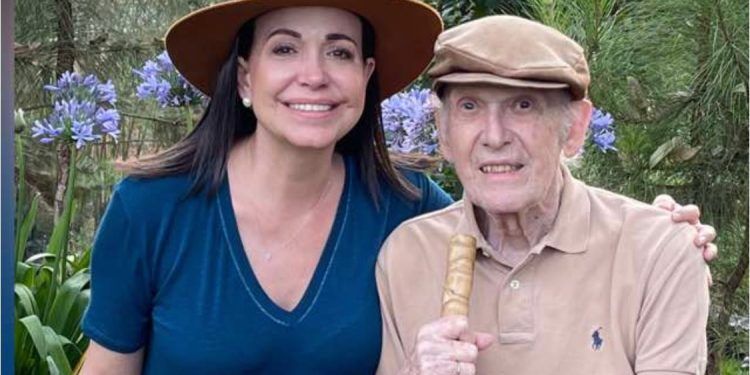 Falleció el padre de María Corina Machado; Henrique Machado Zuloaga