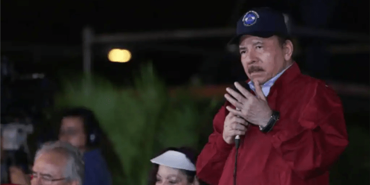 Daniel Ortega en un discurso este martes en donde arremetió contra la Iglesia católica. [Foto: Presidencia de Nicaragua]