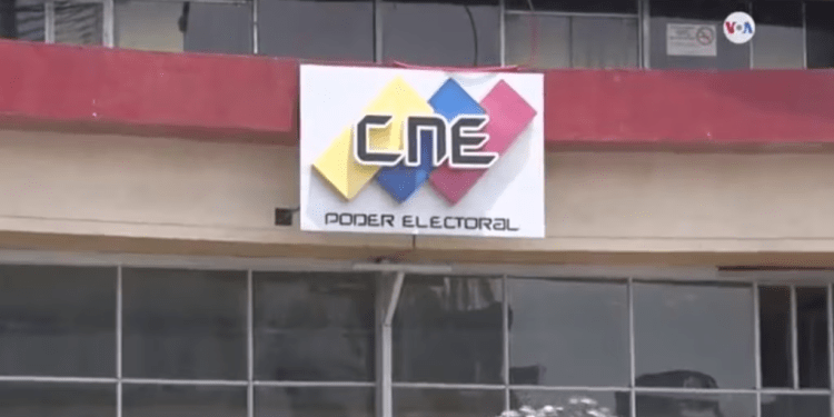 Consejo Nacional Electoral (CNE) de Venezuela.