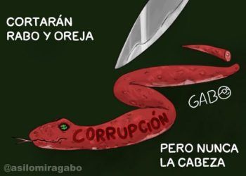 La Caricatura de Así Lo Mira Gabo de esta semana: «Cortarán rabo y oreja»…