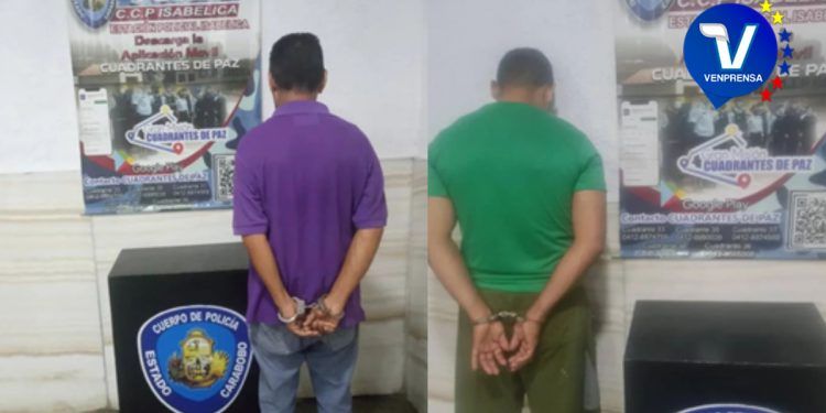 Policarabobo detuvo dos hombres por presunto abuso sexual contra menores