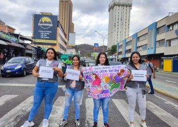 Carabobo: Dirigentes femeninas de AD «en resistencia» efectúan parcantazo rechazando la violencia de género