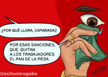 La Caricatura de Así Lo Mira Gabo de esta semana: «Sanciones»…