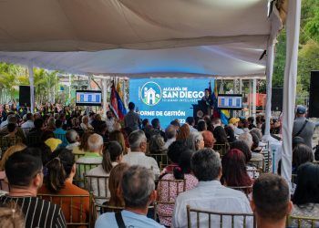 Alcalde del municipio San Diego presentó informe de gestión 2022