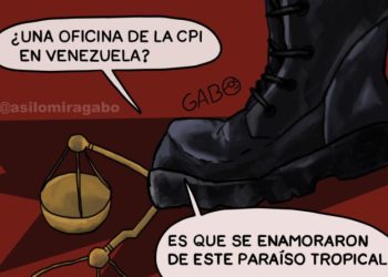 La Caricatura de Así Lo Mira Gabo de esta semana: «¿Una oficina de la CPI en Venezuela?»…