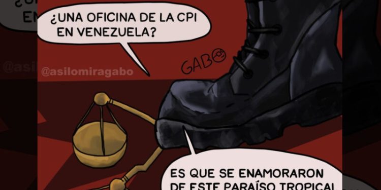 La Caricatura de Así Lo Mira Gabo de esta semana: «¿Una oficina de la CPI en Venezuela?»…