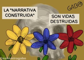 La Caricatura de Así Lo Mira Gabo de esta semana: «La narrativa construida»…
