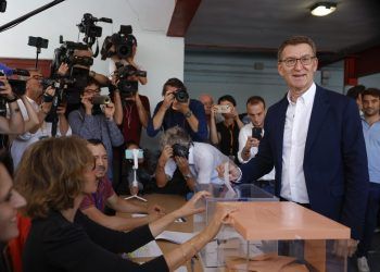 Elecciones generales en España con un 40% participación en las votaciones este domingo
