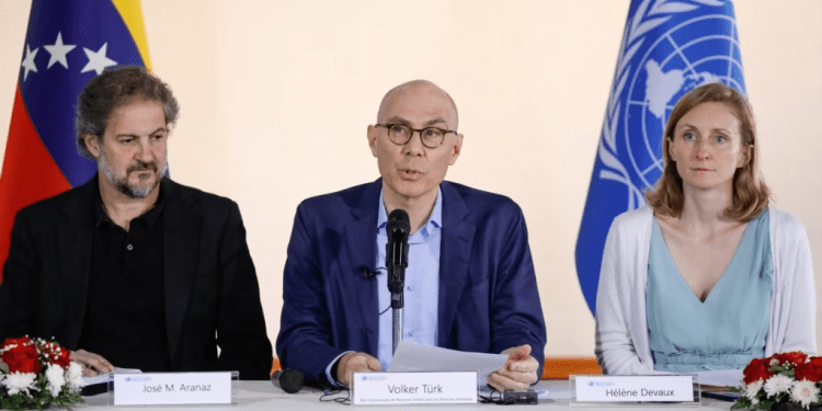 Alto Comisionado de Naciones Unidas, Volver Turk, se pronuncia por detenciones en Venezuela.