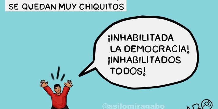 La Caricatura de Así Lo Mira Gabo de esta semana: Frente al Pueblo Unido, se quedan Muy Chiquitos…