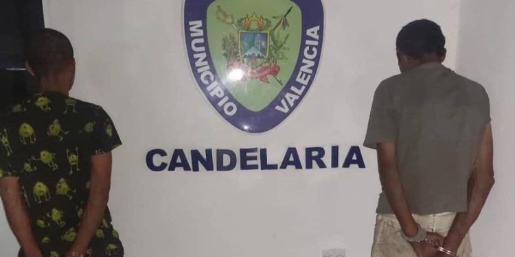 Carabobo: Polivalencia aprehendió a dos azotes en el mercado Periférico La Candelaria (+ Video)