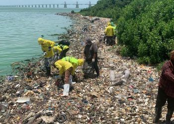 Zulia: toneladas de plástico fueron recolectadas del Lago de Maracaibo