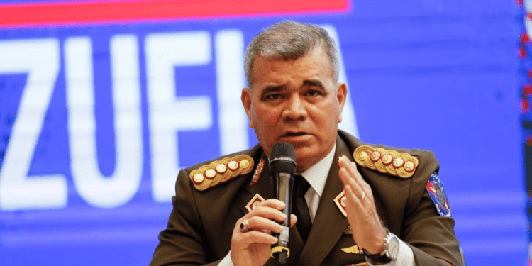El ministro de Defensa de Venezuela, Vladimir Padrino López.