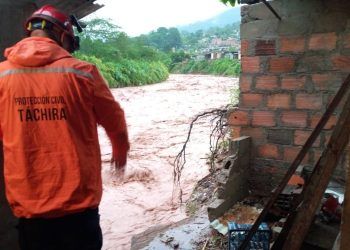 Táchira: En Alerta Naranja por  fuertes lluvias