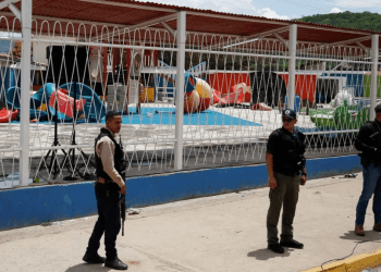 Fotografía de un parque infantil dentro de la cárcel venezolana de Tocorón, estado Aragua, intervenida por el gobierno, tomada el 23 de septiembre de 2023. En Perú, buscan al presunto líder de esa instalación, alias "El Niño Guerrero".