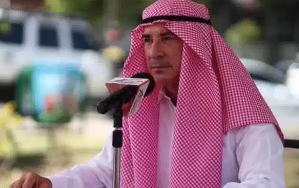 Gobernador Bernal con atuendo árabe denunció que Gaza se encuentra «sin agua y sin electricidad» (+ Video)