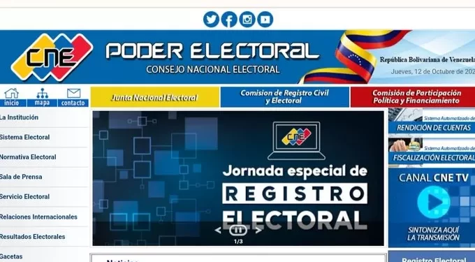 Puntos de inscripción y actualización del CNE