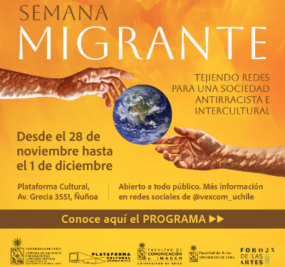 Chile: Semana Migrante, la Universidad de Chile convoca a encuentro para dialogar sobre interculturalidad y racismo