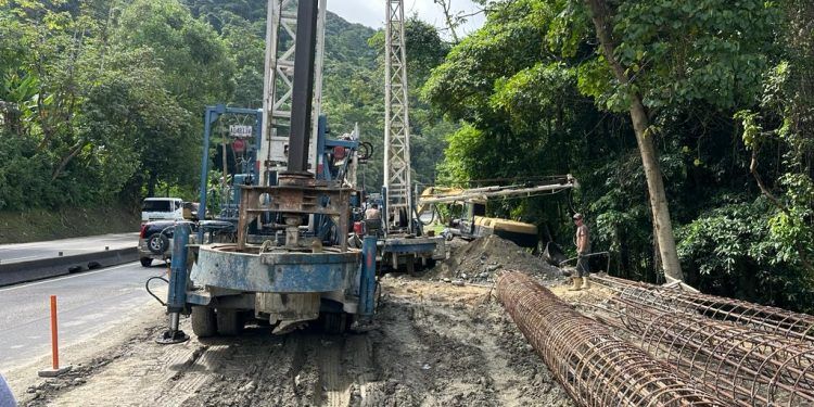 Continúan avanzando los trabajos en el KM 19 de la ARC